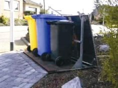 Tonnenhaus-Tiefgarage für 2 Mülltonnen bis 240 Liter